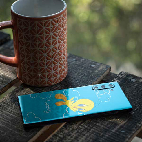 Looney Tunes Tweety Bird Flying Galaxy Note 10 Skin